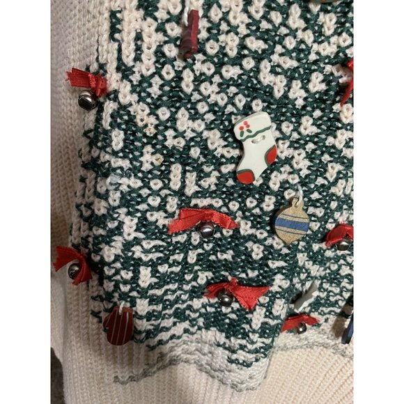 VTG Chaus Women's L Ugly Christmas Sweater - Picture 4 of 8